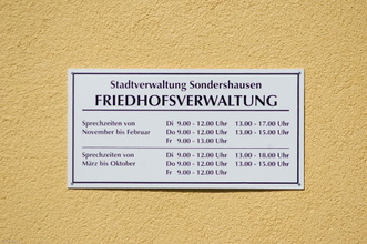 Friedhof Sondershausen